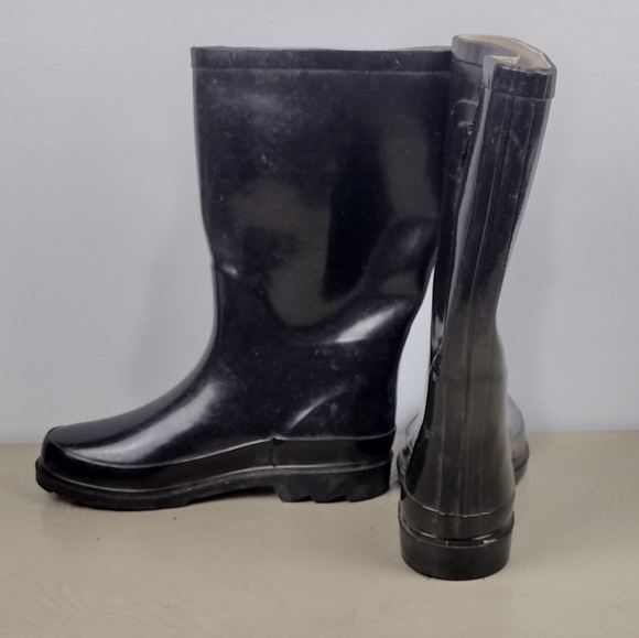 Black Rain Boots - Picture 2 of 8
